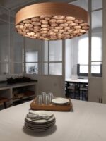 Spiro Pendelleuchte LZF Lamps in Kirsche