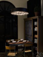 Spiro Medium Pendelleuchte – Acryl Schwarz – LZF Lamps Ray Power