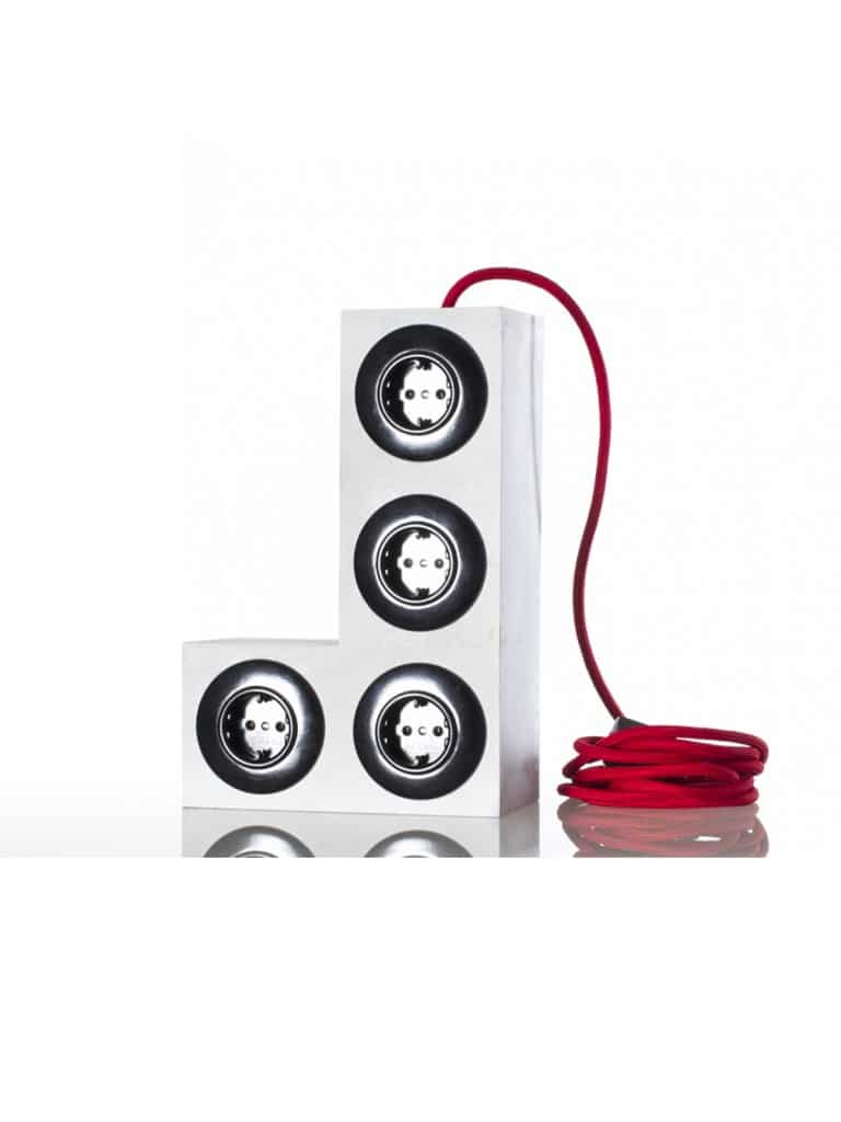 Tetriplug Verlängerung Beton L Rot