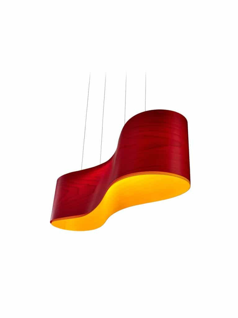 LZF Lamps New Wave Pendelleuchte Furnierholz