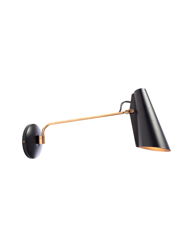 BIRDY Wall Schwarz / Gold Wandleuchte Angebot