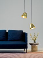 Designer Hängeleuchten Nyta Tilt Brass