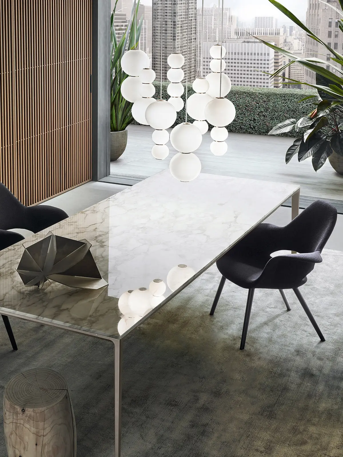 Pearls Pendelleuchten LED Opalglas Formagenda