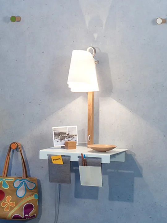 Wandlampe mit Regal Domus Licht