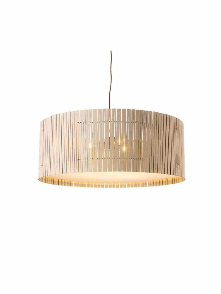 Graypants Kerflight Drum Designerleuchte Holz DesignOrt Lampen Berlin