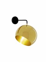 Wandleuchte Tilt Globe Brass Messing Wandlampe DesignOrt