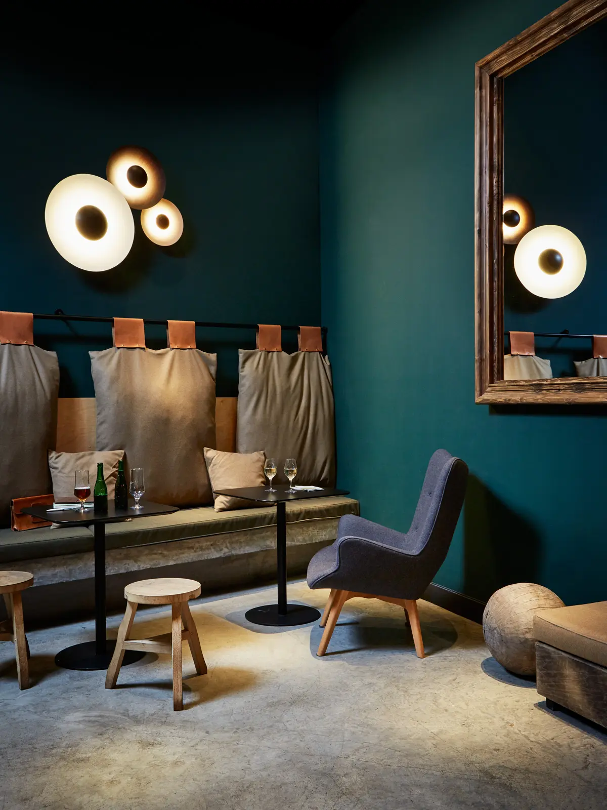 LED Wandlampe Ginger aus Holz von Marset