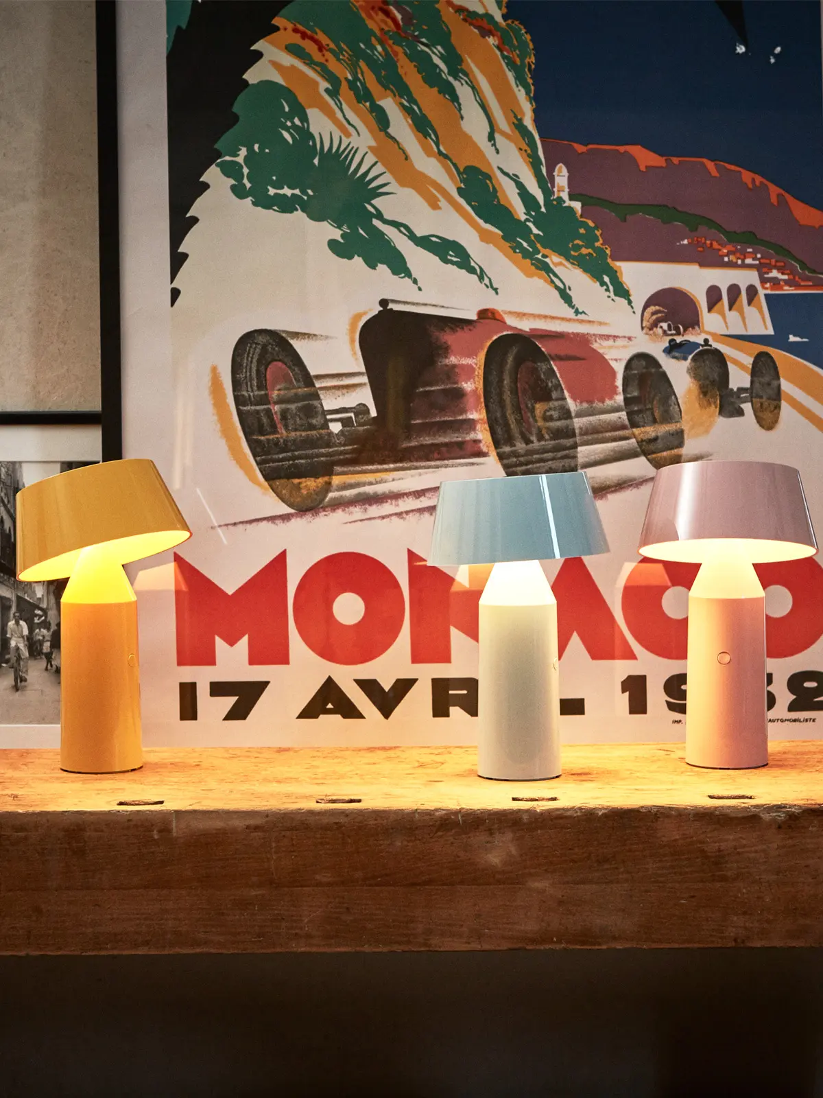 Tischleuchten aufladbar tragbar Marset Designer im Portrait: Christophe Mathieu Tischleuchte Bicoca von Marset LED