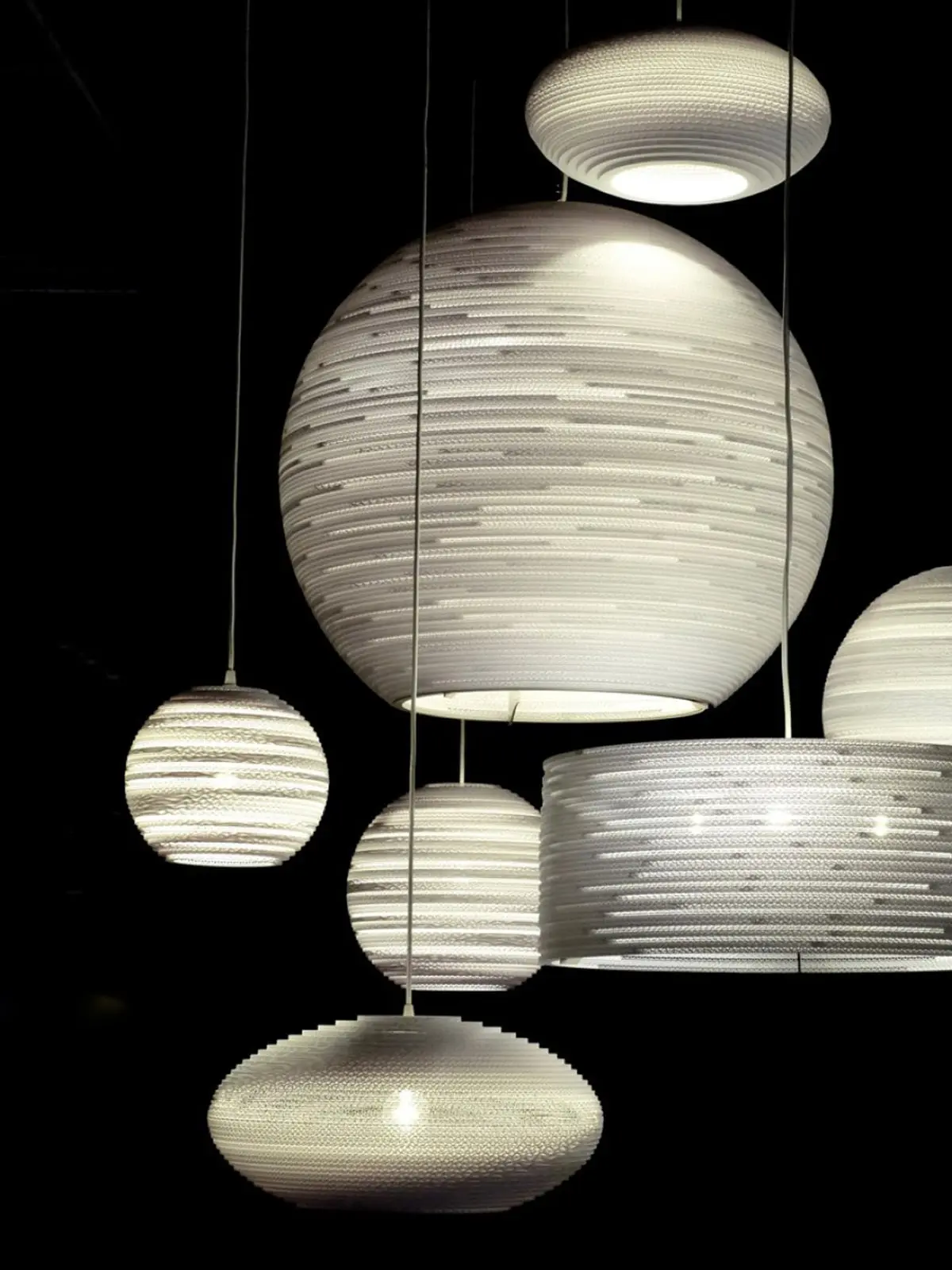 arcturus Scraplights frame white Pendellampe Graypants