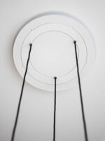 dreiflammiger Lüster aus Opalglas Pearls Chandelier 3 Formagenda LED