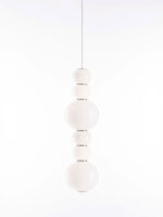Pendel Lampe Pearls Double Opalglas LED von Formagenda Made in Germany