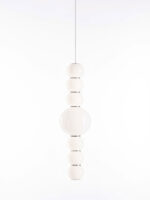 Pendel Lampe Pearls Double Opalglas LED von Formagenda Made in Germany