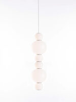 Pendel Lampe Pearls Double Opalglas LED von Formagenda Made in Germany