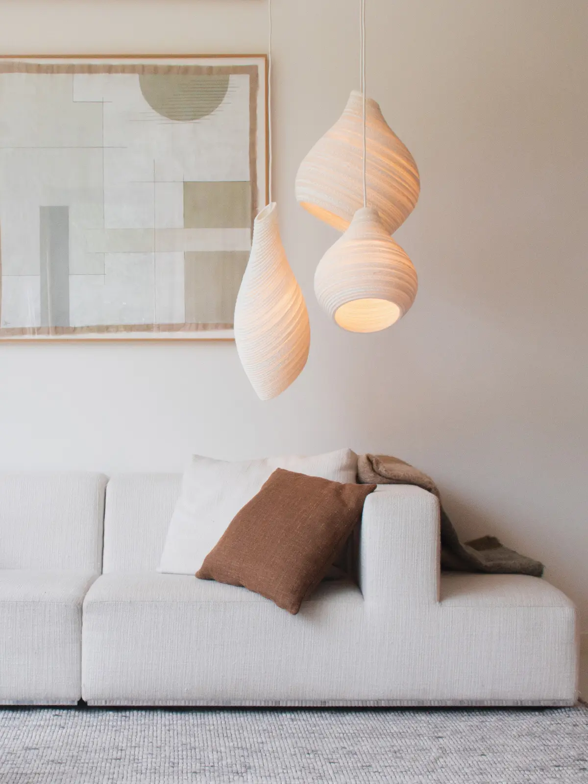 SCRAPLIGHTS nest hive couch wohnzimmer DesignOrt Blog: Graypants Scraplights white Nest