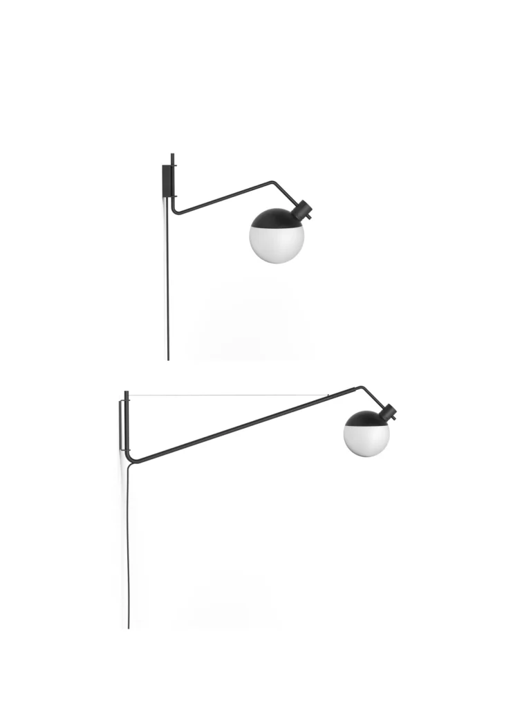 Baluna W Wall von Grupaproducts Wandleuchten mit Teleskopstange