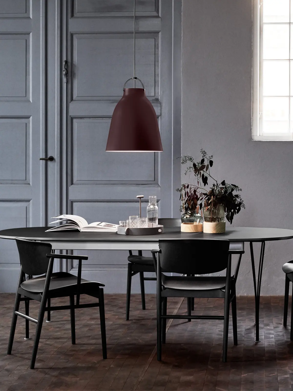 Caravaggio rot tisch DesignOrt Blog: Was ist eine Lampenfamilie? Lightyears Caravaggio matt Republic of Fritz Hansen