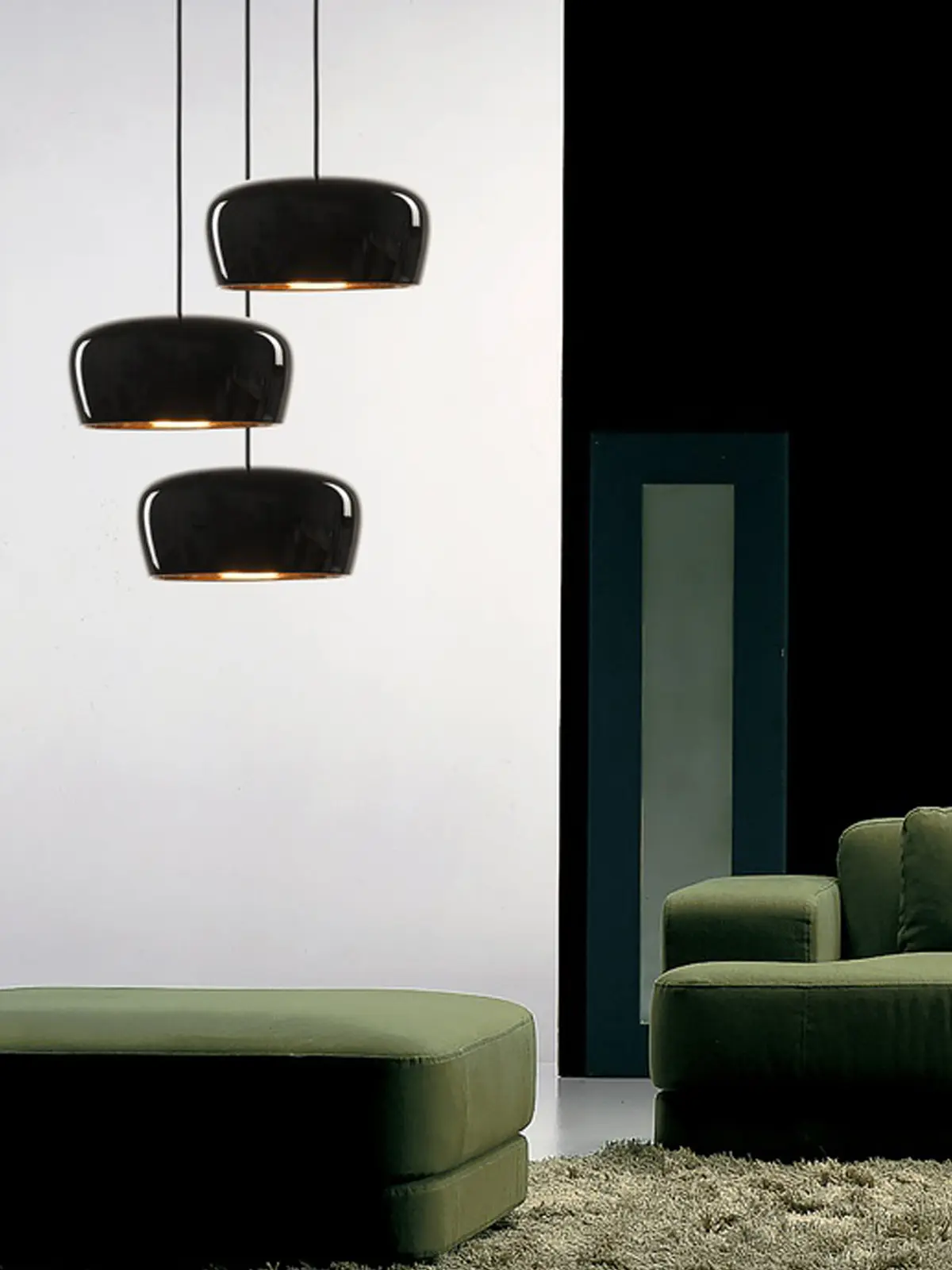 Hängelampen aus Keramik glänzend Formagenda Coppola Lampe aus Keramik Made in Germany
