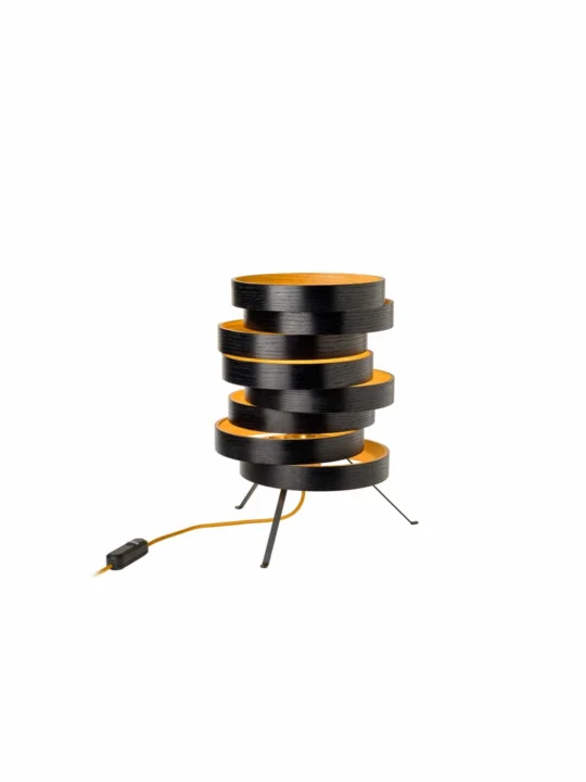 Domus Licht Cloq Tischlampe aus Holz nachhaltig Made in Germany