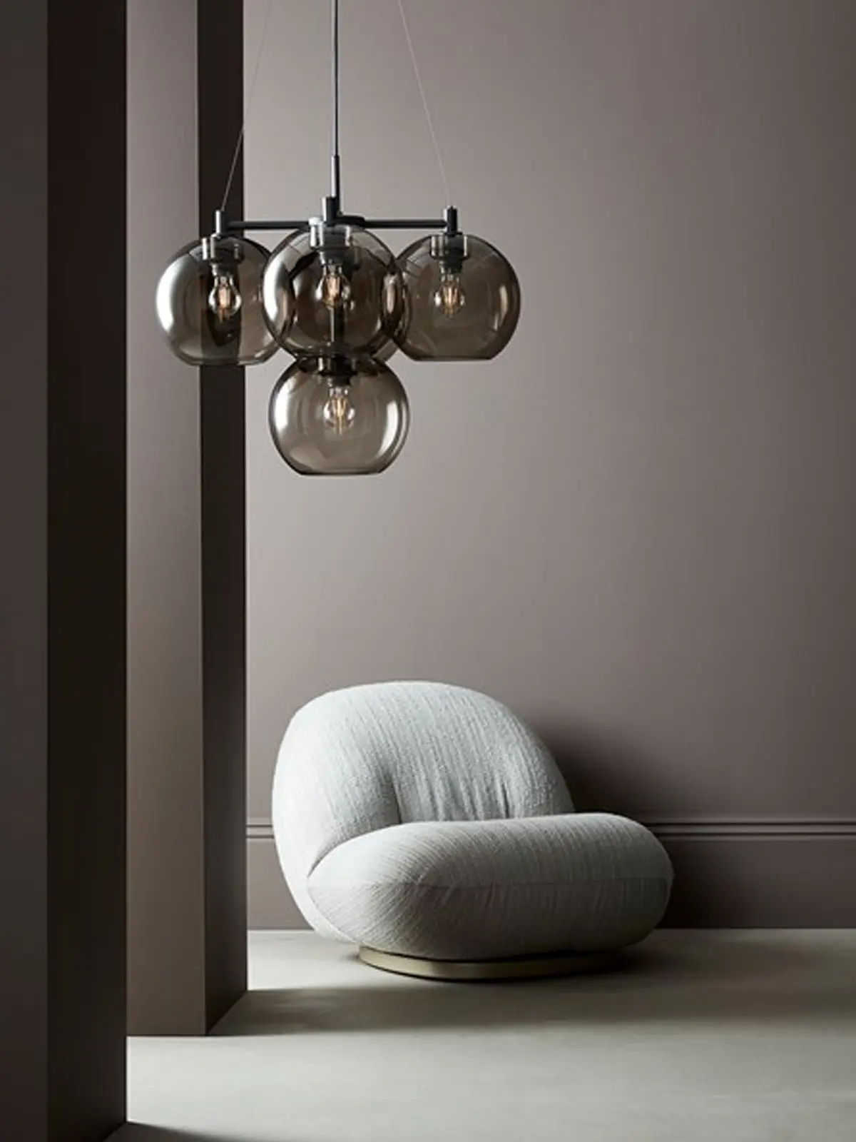 Glaslampe mit 5 Schirmen DesignOrt Blog Best of Trend - Gloria Kronleuchter Belid DesignOrt Onlineshop & Lampenladen Berlin