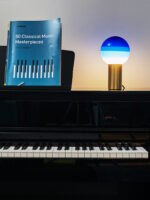 Marset Dipping Light Tischlampe in Blau