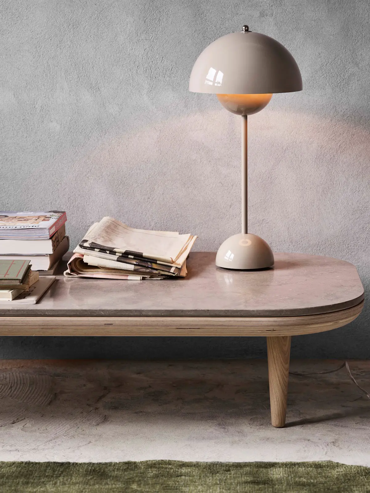 Flowerpot Leuchte Beige DesignOrt Blog: Trendfarben 2021 Flowerpot VP3 &tradition Designort Onlineshop Lampen Berlin