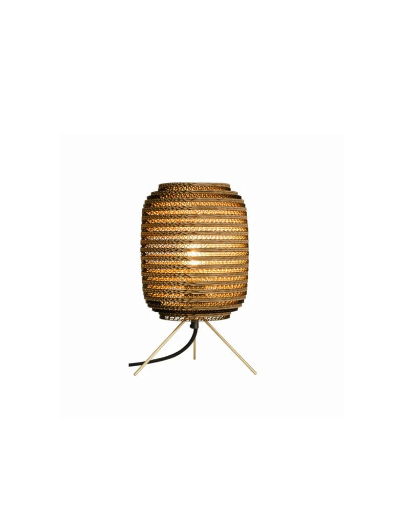 Ausi Table Lamp Natur DesignOrt Lampen Berlin Graypants Pappleuchte