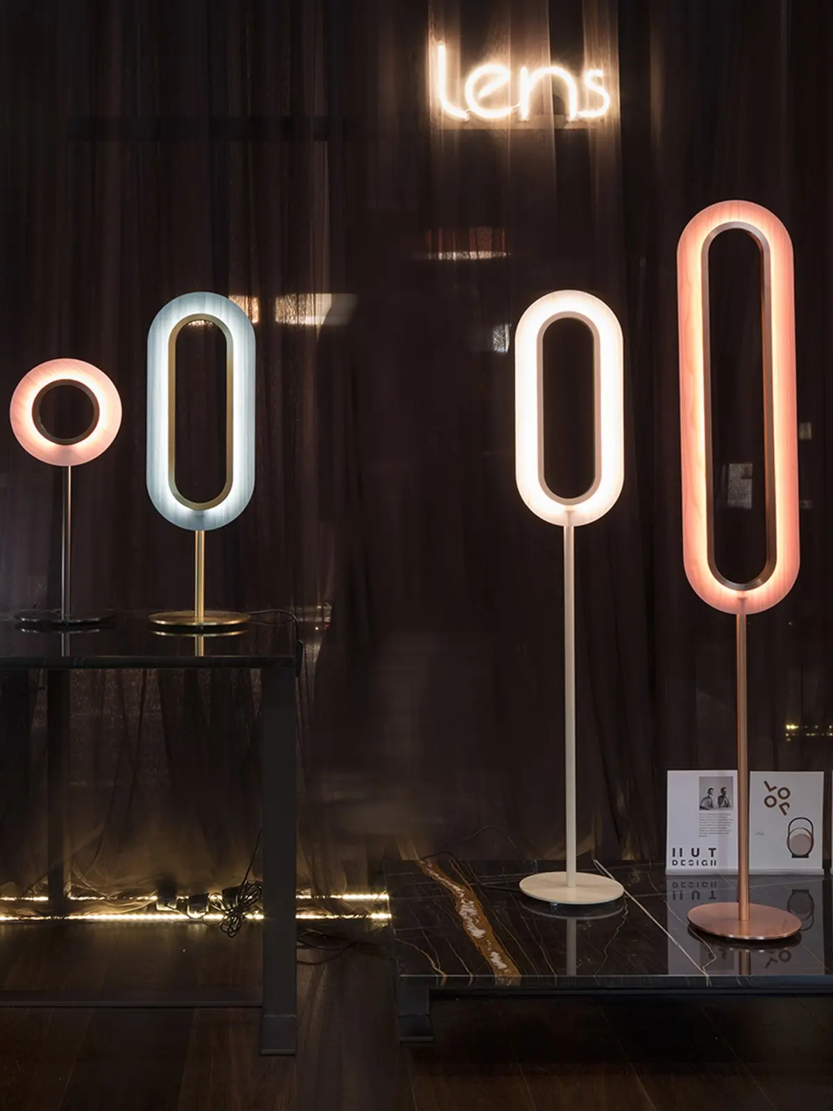 Lens Stehleuchten und Tischlampen von LZF Lamps DesignOrt Onlineshop Berlin