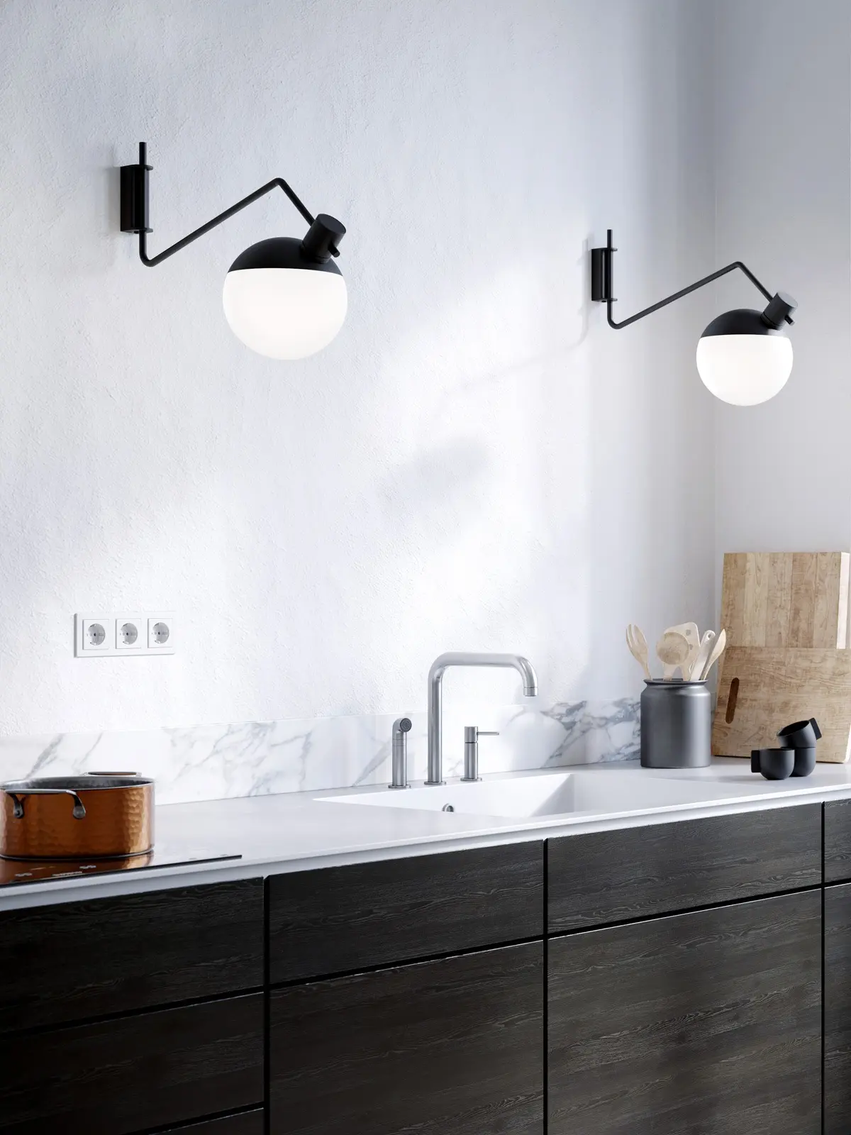 zwei Wandleuchten Küche DesignOrt Blog: Grupa Wandleuchten Medium Lampe Berlin DesignOrt Onlineshop