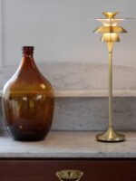Picasso T Messing Belid Tischlampe Designrot