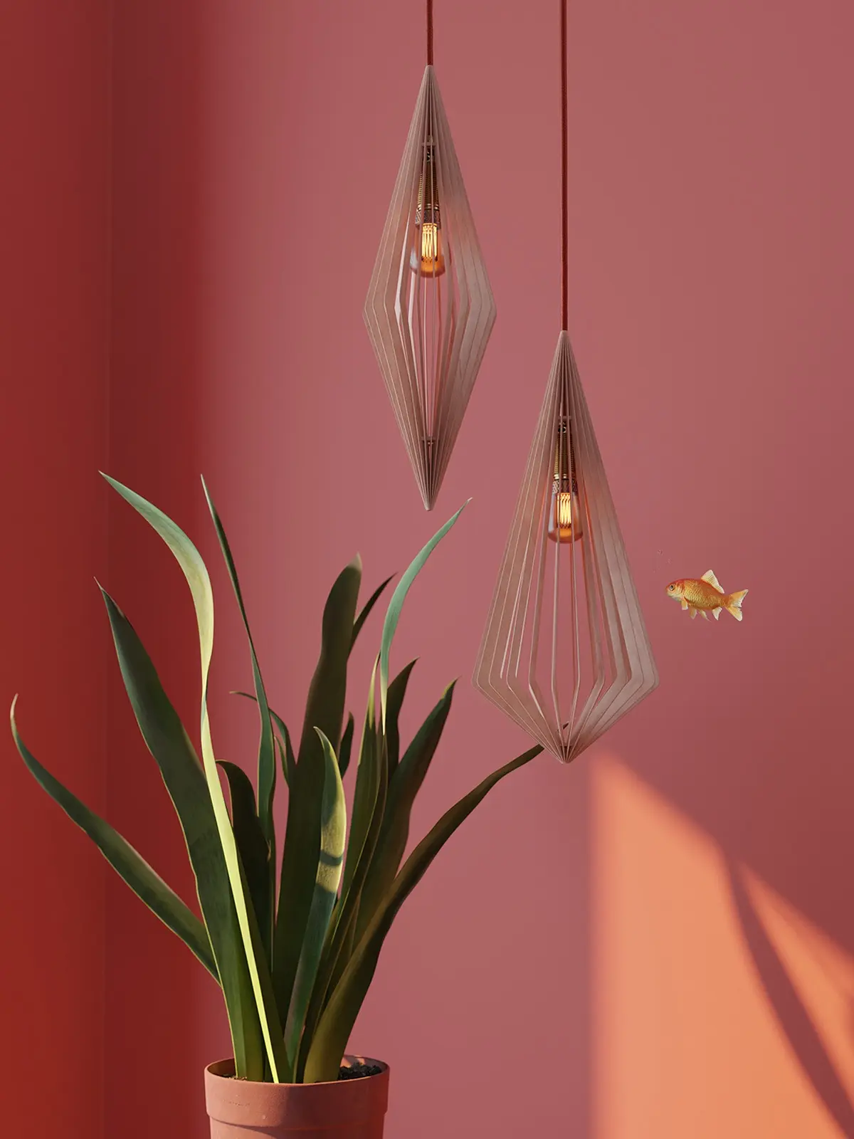 DesignOrt Lampen Blog MAERU Maari & Diam Pendel Leuchte Holz Designort Lampen Leuchten Berlin