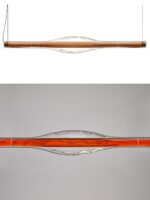 LZF Dune lange Pendelleuchte Holz und Glas DesignOrt Onlineshop Designerleuchten Berlin