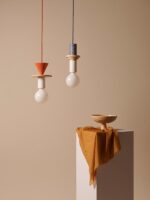 Schneid Junit Pendelleuchte System aus Holz mit weißer Glühbirne Leuchten Berlin DesignOrt Onlineshop