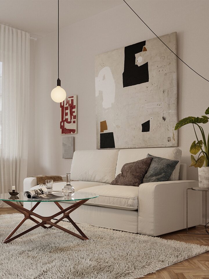 Tala Plug-In Leuchte mit Stecker und Leuchtmittel mundgeblasenes Glas Handarbeit DesignOrt
