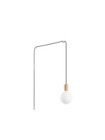 Tala Plug-In Leuchte mit Stecker und Leuchtmittel mundgeblasenes Glas Handarbeit DesignOrt