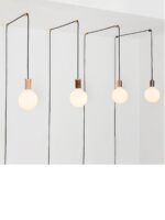 Tala Plug-In Leuchte mit Stecker und Leuchtmittel mundgeblasenes Glas Handarbeit DesignOrt