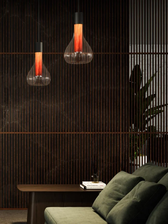 LZF Eris Leuchten mit Holz und Glas DesignOrt Lampenladen Berlin