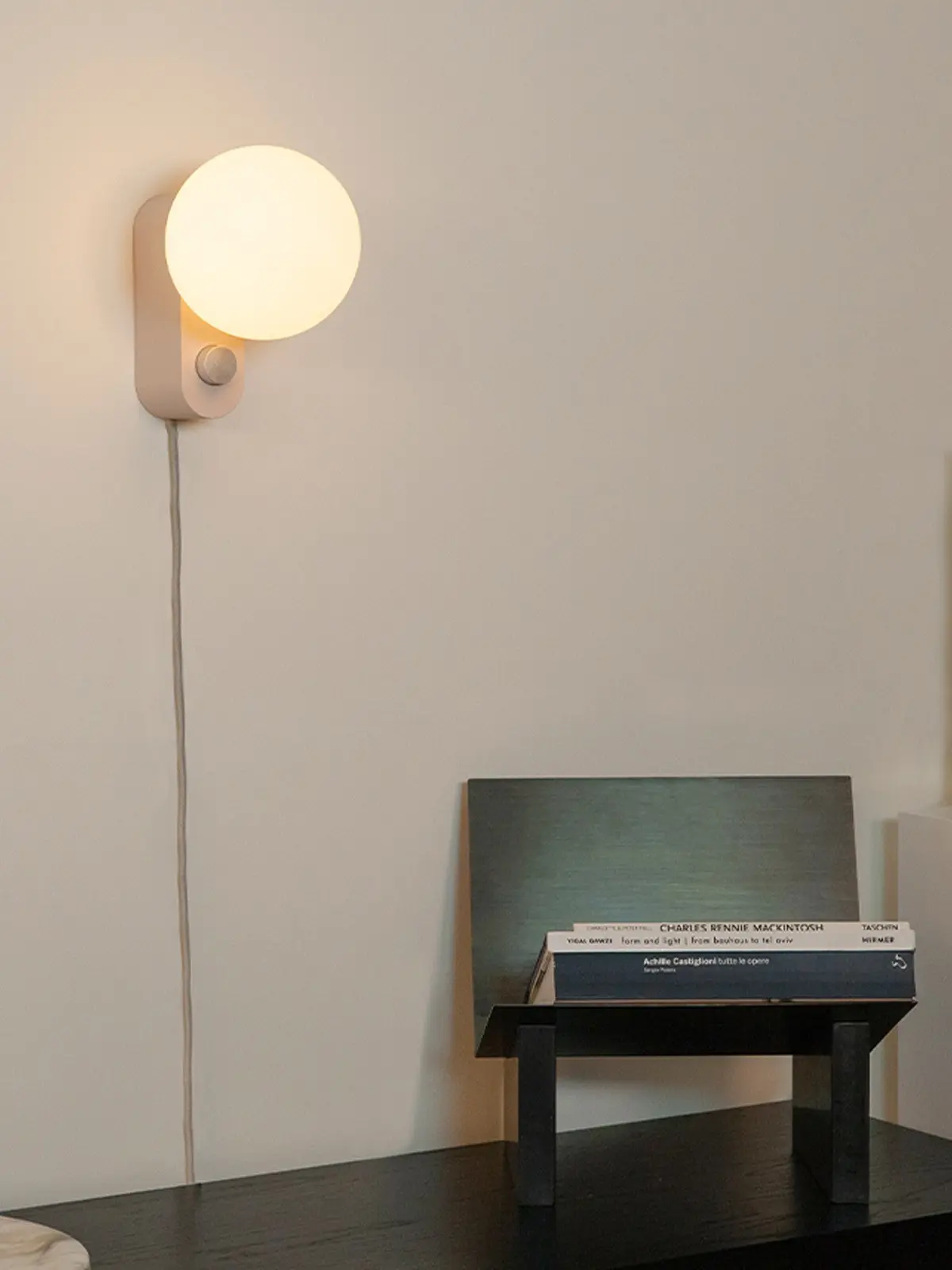 Alumina Wandleuchte mit großem Leuchtmittel DesignOrt Onlineshop