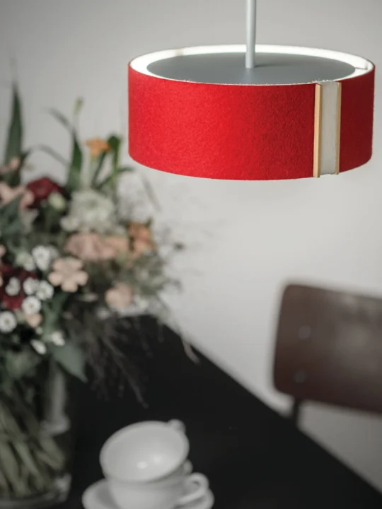 LARAfelt S Pendel Lampe aus Filz Domus Licht DesignOrt Leuchten Berlin
