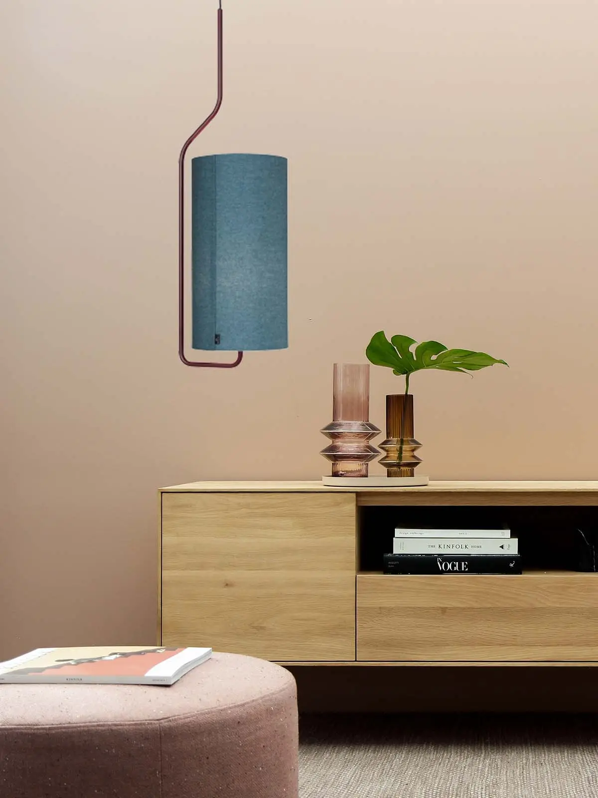 Lampenblog Belid Hängelampe Schirm aus Wolle online kaufen Designort Leuchten Berlin