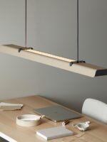 Belid Fold Office Pendant lang flach Pendelleuchte Schreibtisch skandinavisch dänisches Design