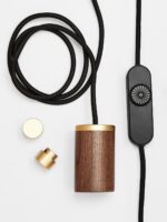 Tala Plug-In Leuchte mit Stecker und Leuchtmittel mundgeblasenes Glas Handarbeit DesignOrt