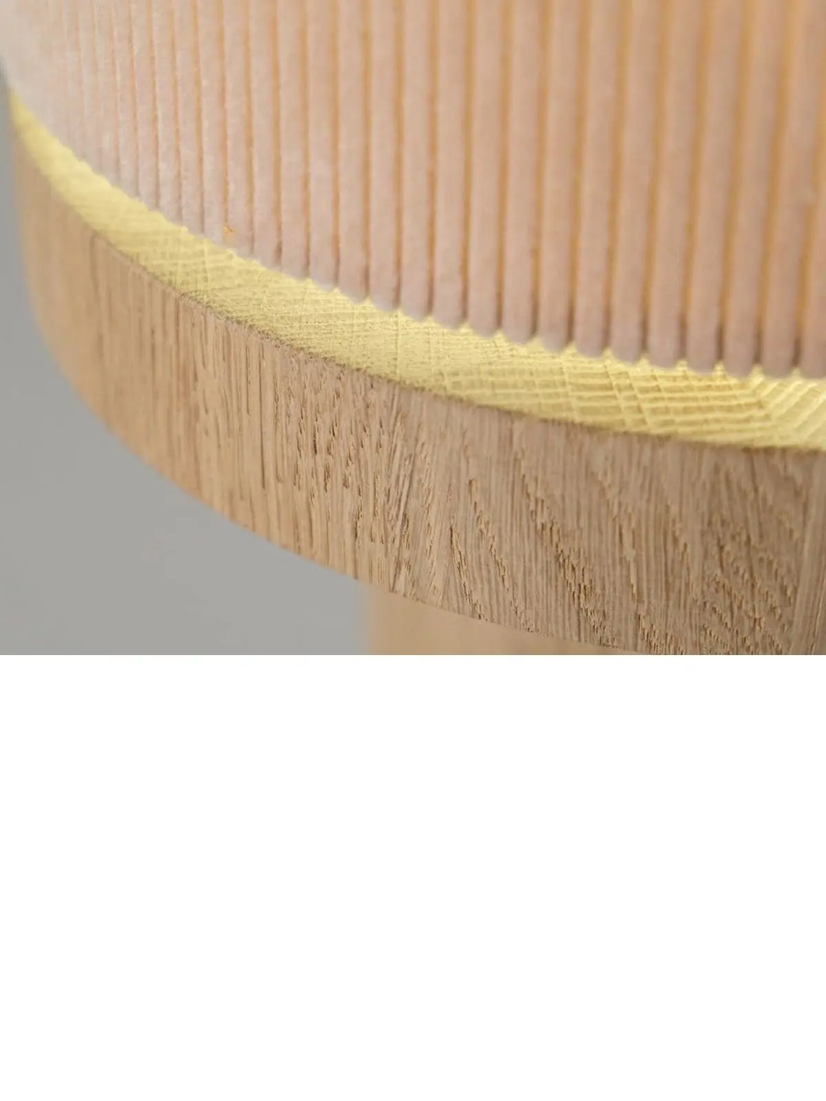 Domus Licht Lampe Tintin Eiche Textilschirm