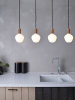 Tala Pendelleuchten mit weißen Glüh Birnen DesignOrt