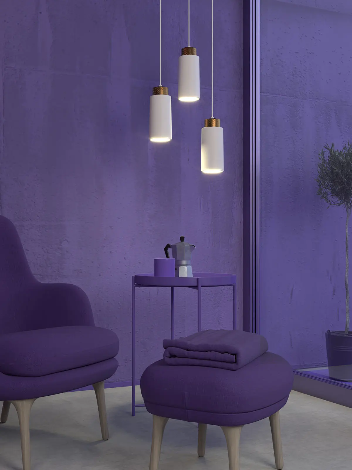 Herstal Edge Pendelleuchte klein skandinavische Designerleuchten bei DesignOrt Onlineshop Lampen Berlin