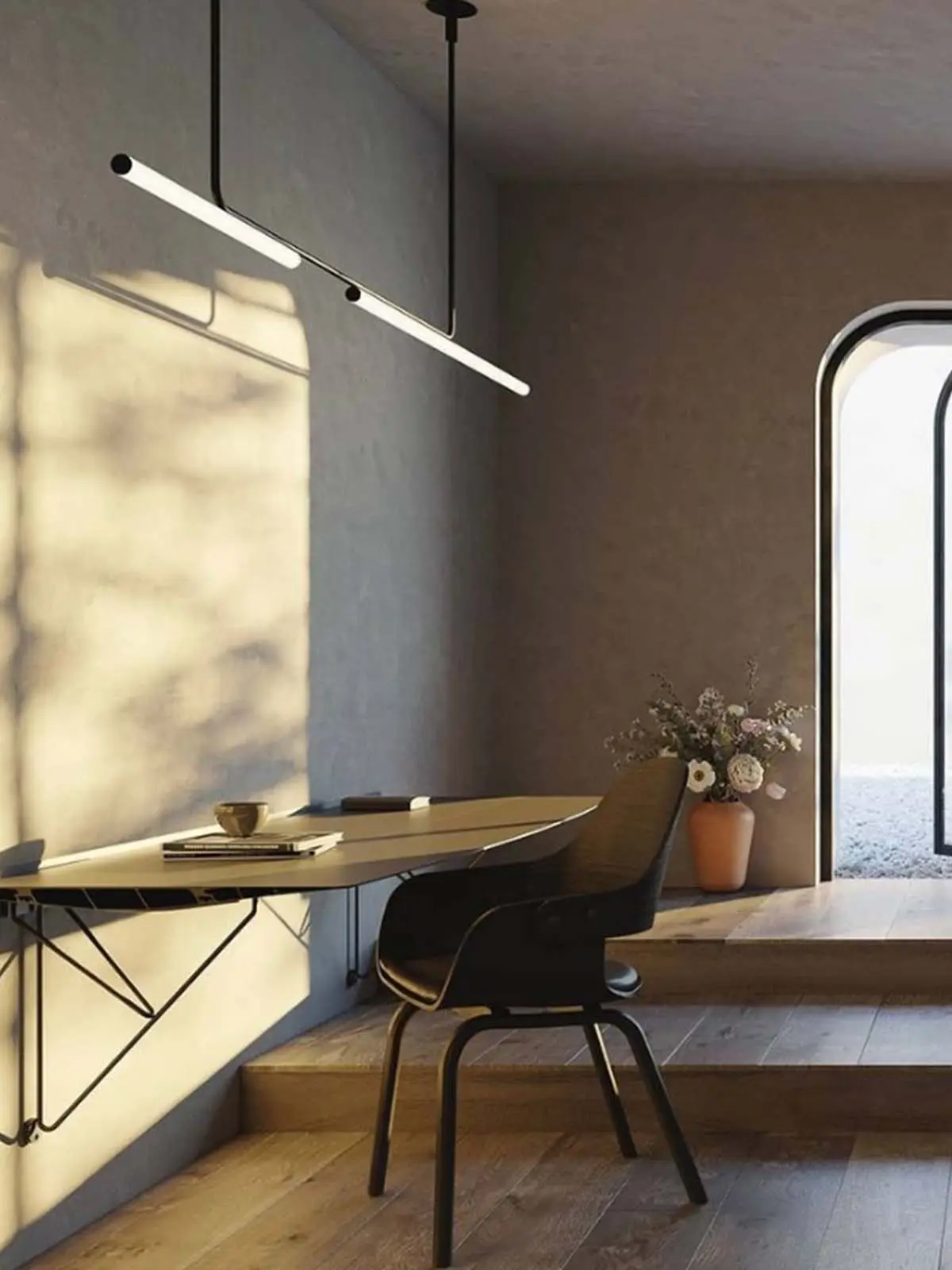 ausgefallene Designerlampe waagerechte Leuchte von Marset online kaufen Designort