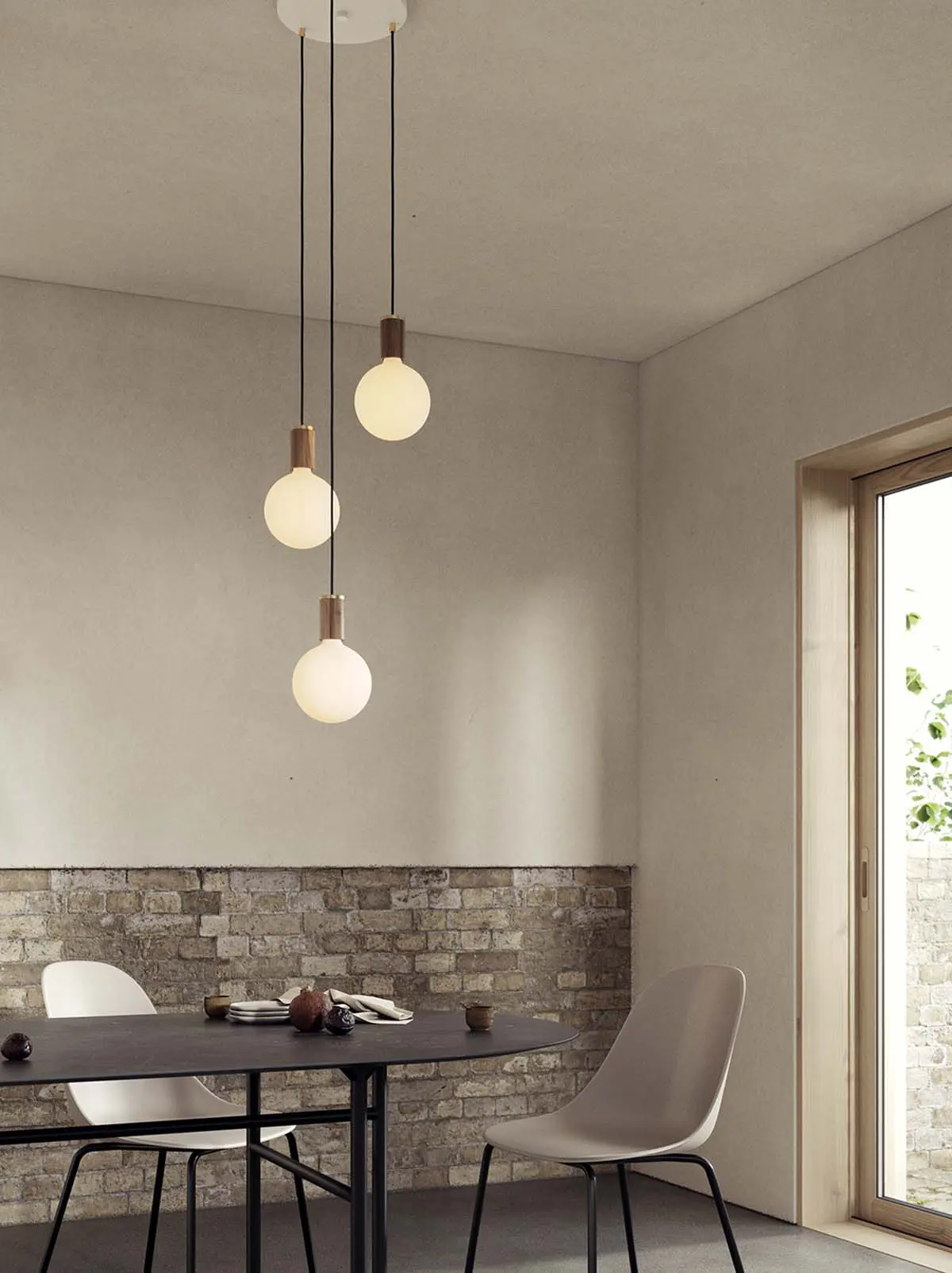 Tala Pendel Leuchte mit drei Lampen Glühbirnen online kaufen DesigOrt