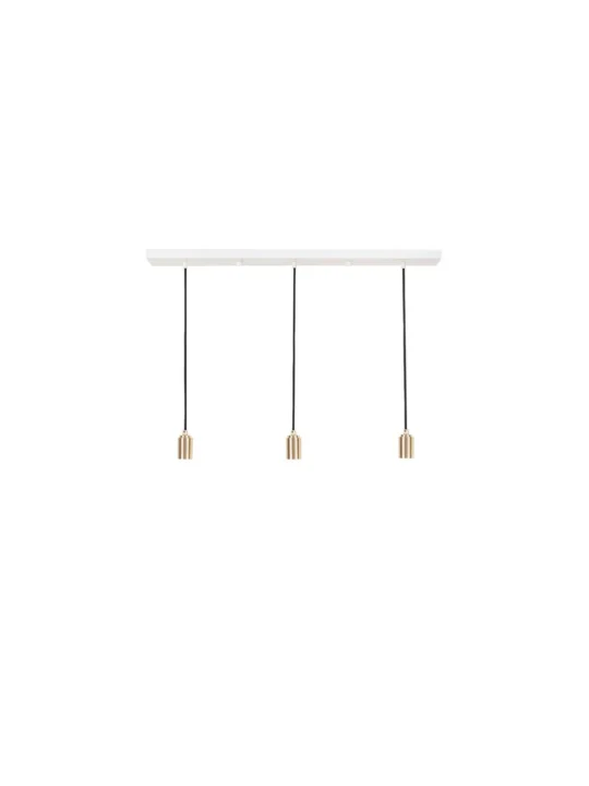 Linear Triple Plate Tala Lampe dreiflammig mit schöner Glühbirne online kaufen