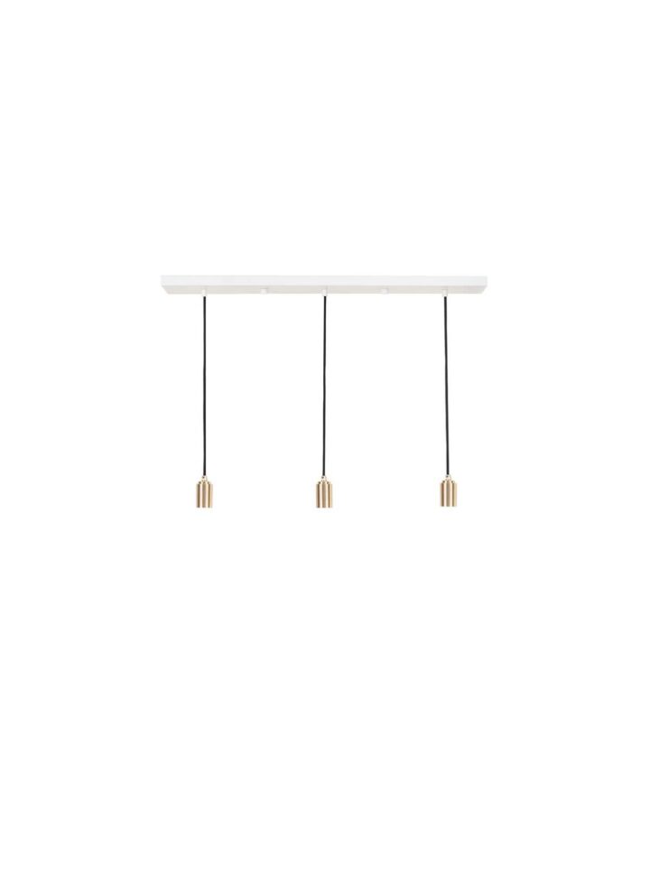 TALA LINEAR PLATE weiss DesignOrt Onlineshop Lampen Linear Triple Plate Tala Lampe dreiflammig mit schöner Glühbirne online kaufen