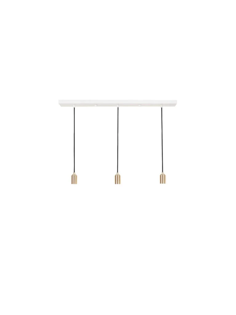 Linear Triple Plate Tala Lampe dreiflammig mit schöner Glühbirne online kaufen