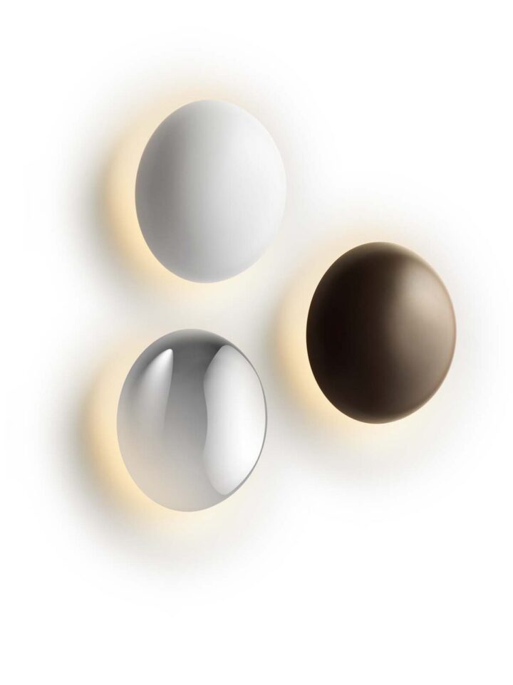 Babila Wandleuchten Aussen Bereich Marset spanische Designerleuchten online kaufen Marset Babila runde Wandleuchte LED Außenbereich DesignOrt Onlineshop Lampen Berlin